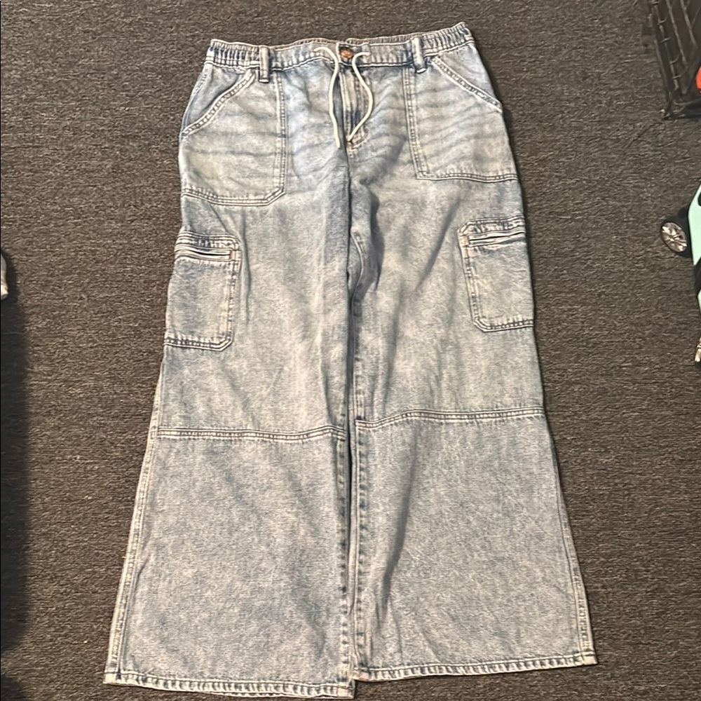 SO Light Blue Flare & Wide Leg Jeans